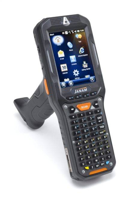 Intrinsically-Safe-Mobile-Computer-Janam-XG3-Windows-Embedded-Handheld-6.5-top-left-side