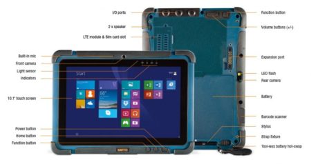 Intrinsically Safe Tablet Agile X Bartec Touch Screen