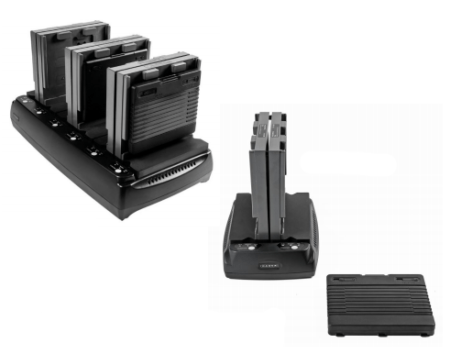 Xplore XSlate B10 and D10 Battery Charging Stands Main Image 6 bay and 2 bay